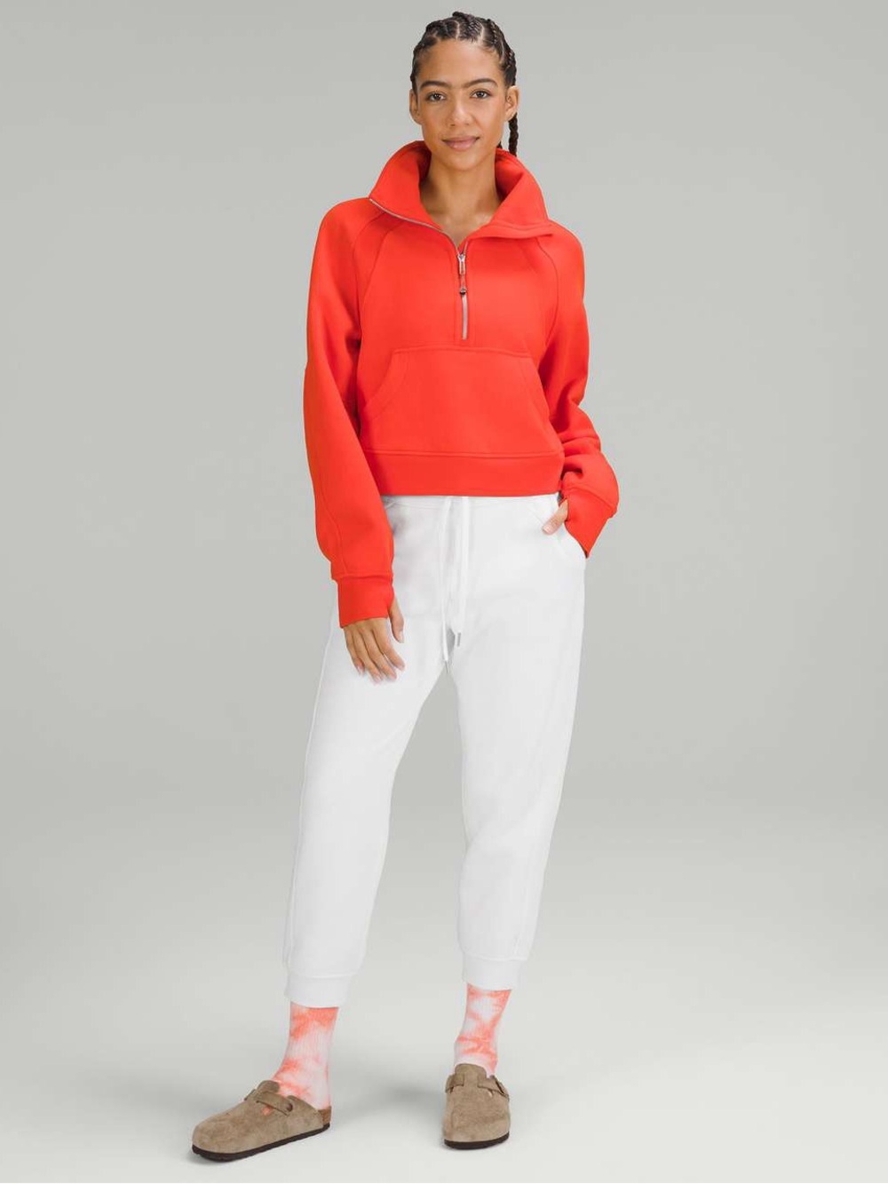 Lululemon Scuba High-Rise Cropped Jogger W6BW6S Size 4 EUC